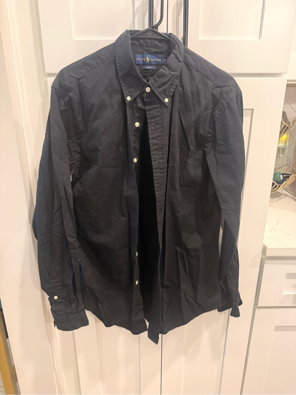 Polo by Ralph Lauren Black Button-Down Casual Shirt